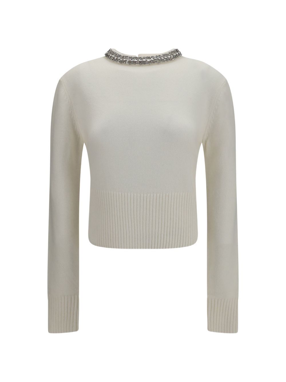 Pinko 107274A3GIZ03 maglia bianca donna