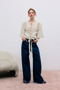 The New Society Ammi blusa ecru viscosa