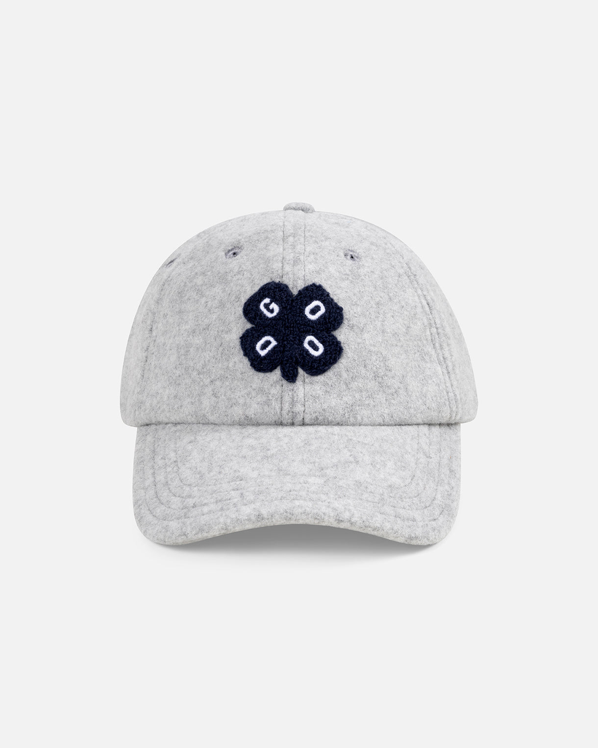 GOODPEOPLE Wool Cap berretto lana grigio melange