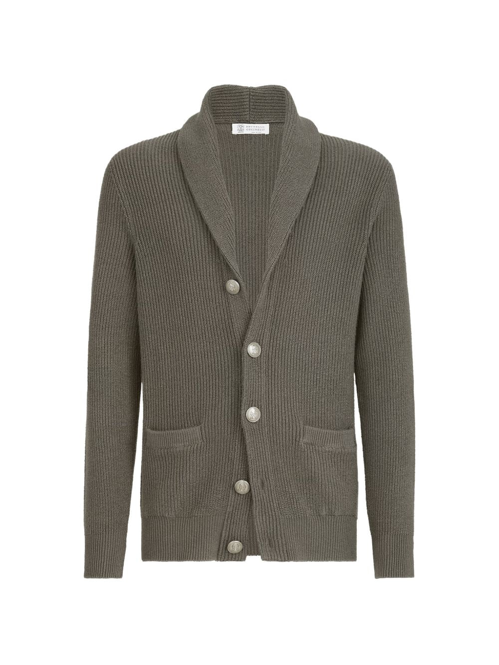 Brunello Cucinelli MNI709706 Cardigan Army Uomo