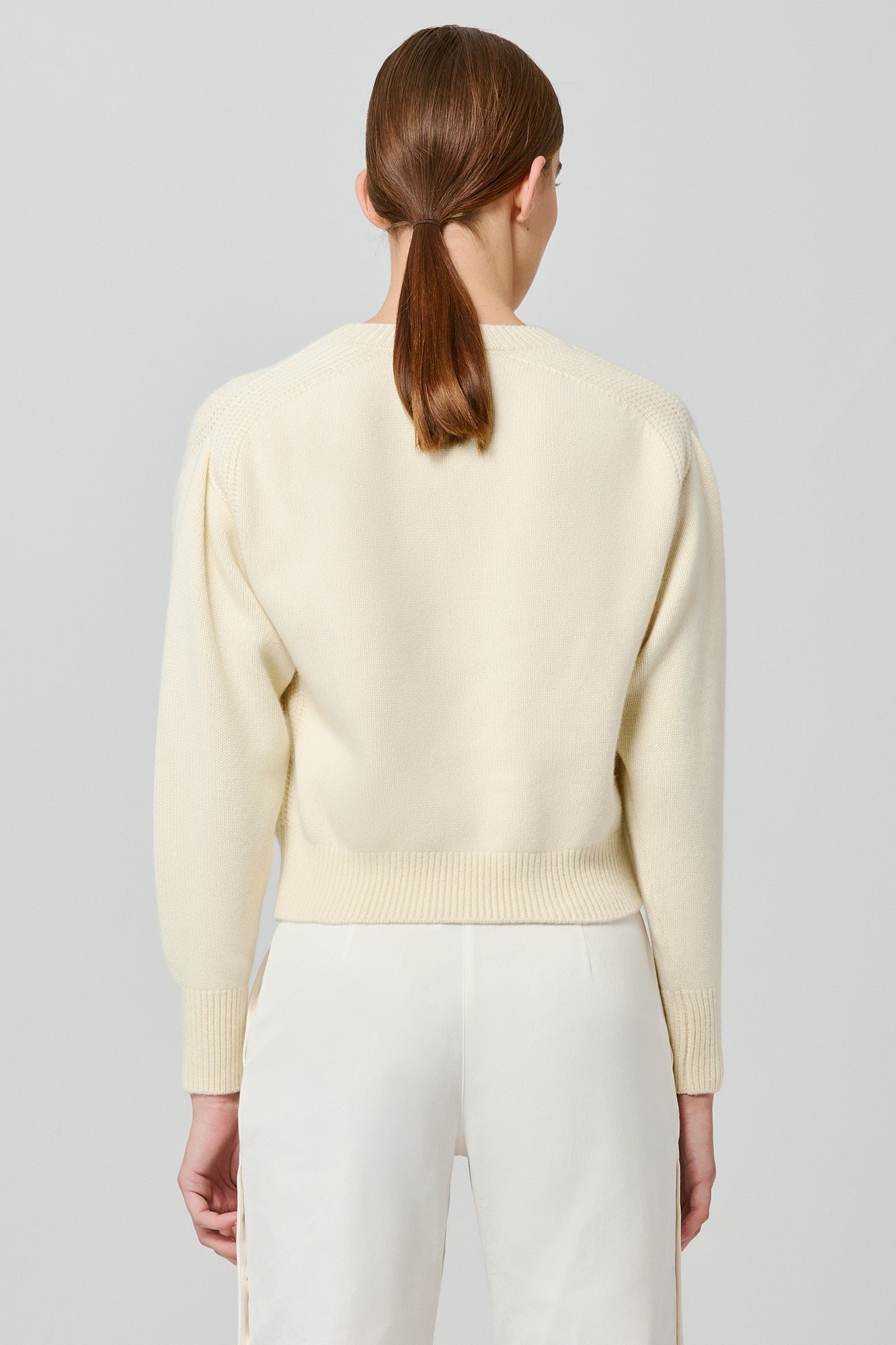 Sa Su Phi maglione girocollo cashmere avorio