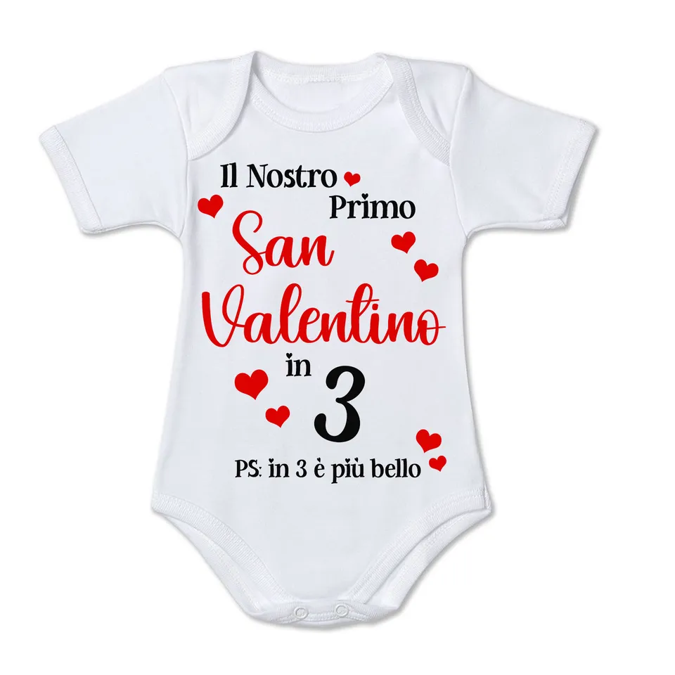 Mr. Gadgets Primo San Valentino body neonato cotone