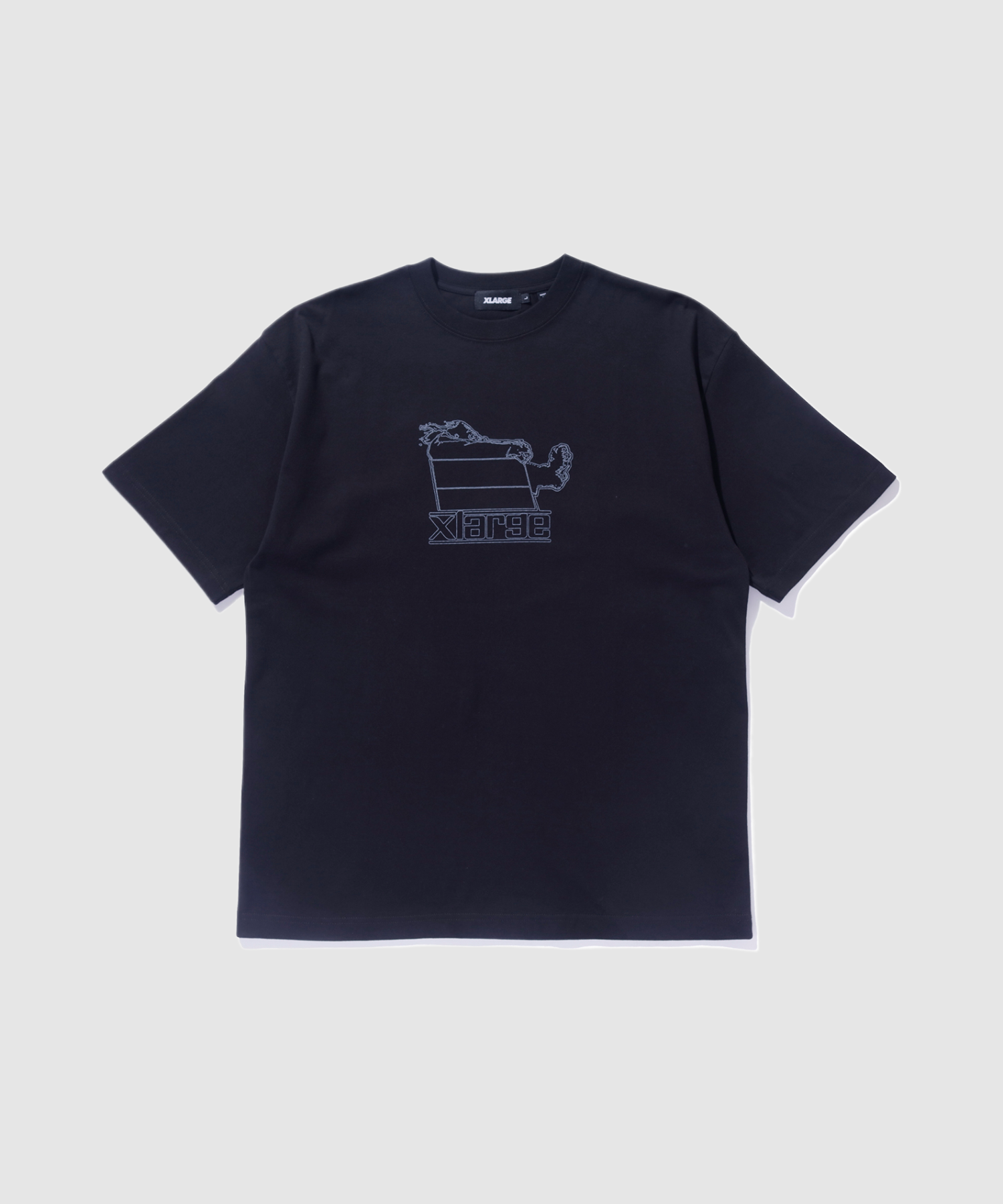 X-Large Wind Pressure T-shirt manica corta bianca cotone