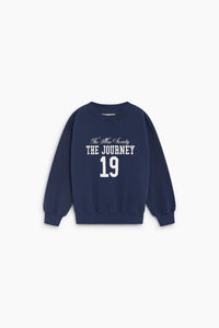 The New Society Eris Sweatshirt felpa cotone spazzolato bimbi