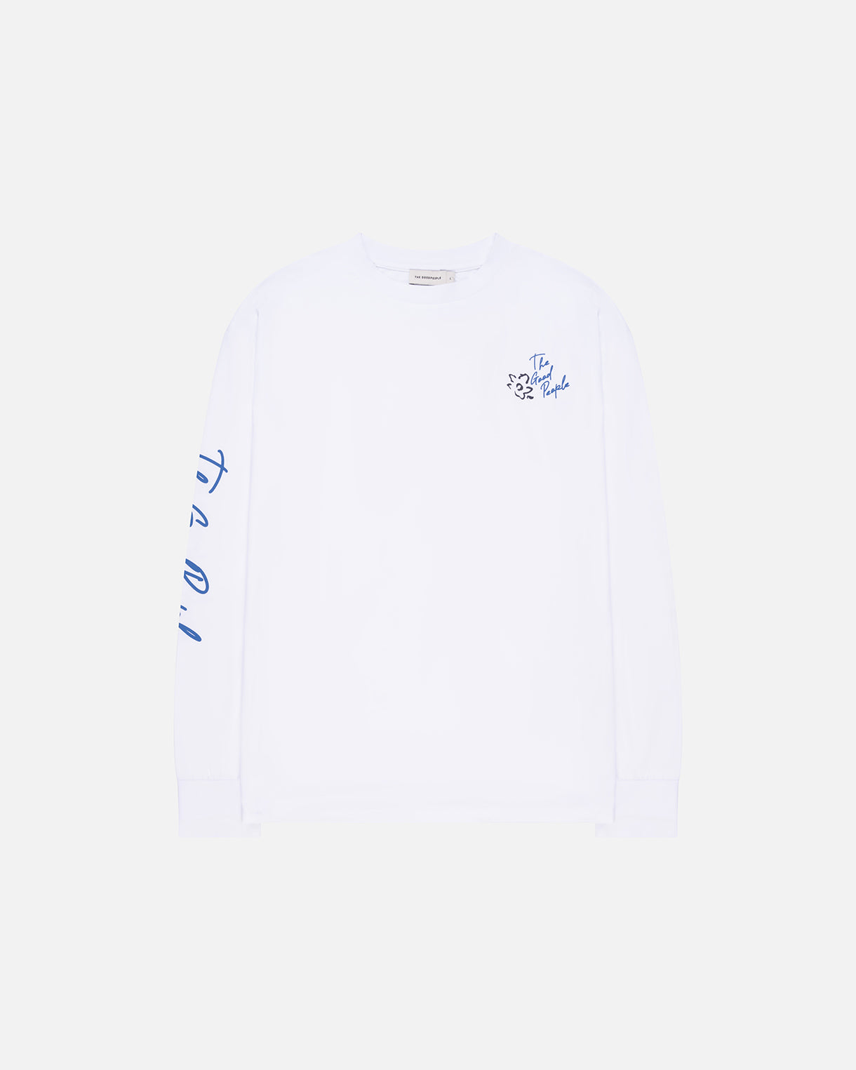 Goodpeople Oliver maglia manica lunga bianca cotone