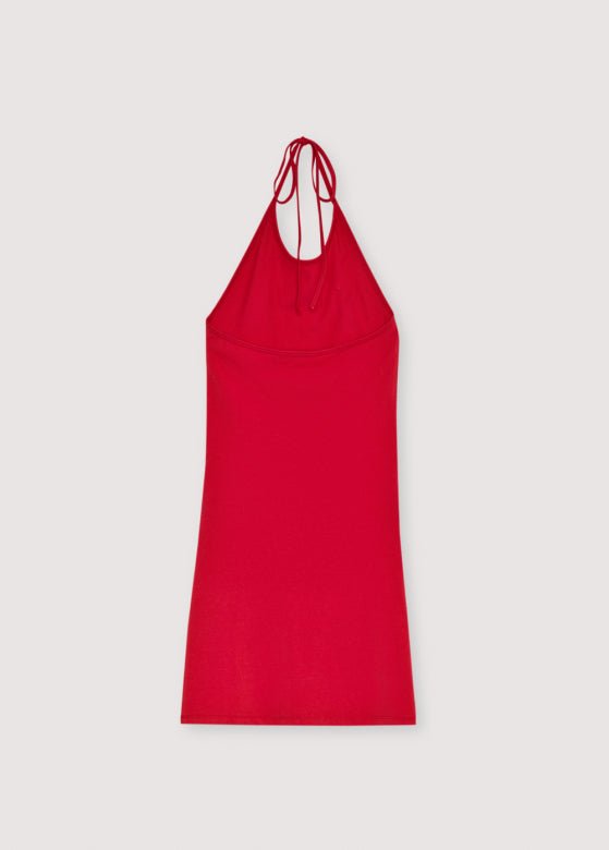 The New Society Peony vestito teen cotone rosso 12y