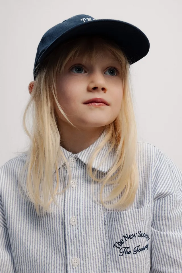The New Society Isla Shirt camicia bambino organico