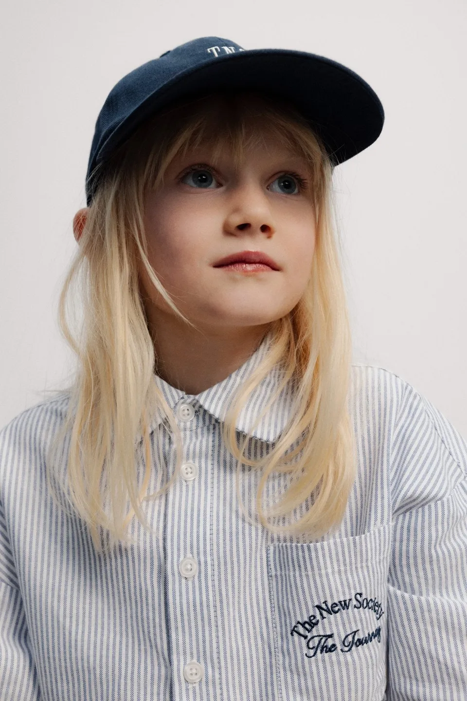 The New Society Isla Shirt camicia bambino organico