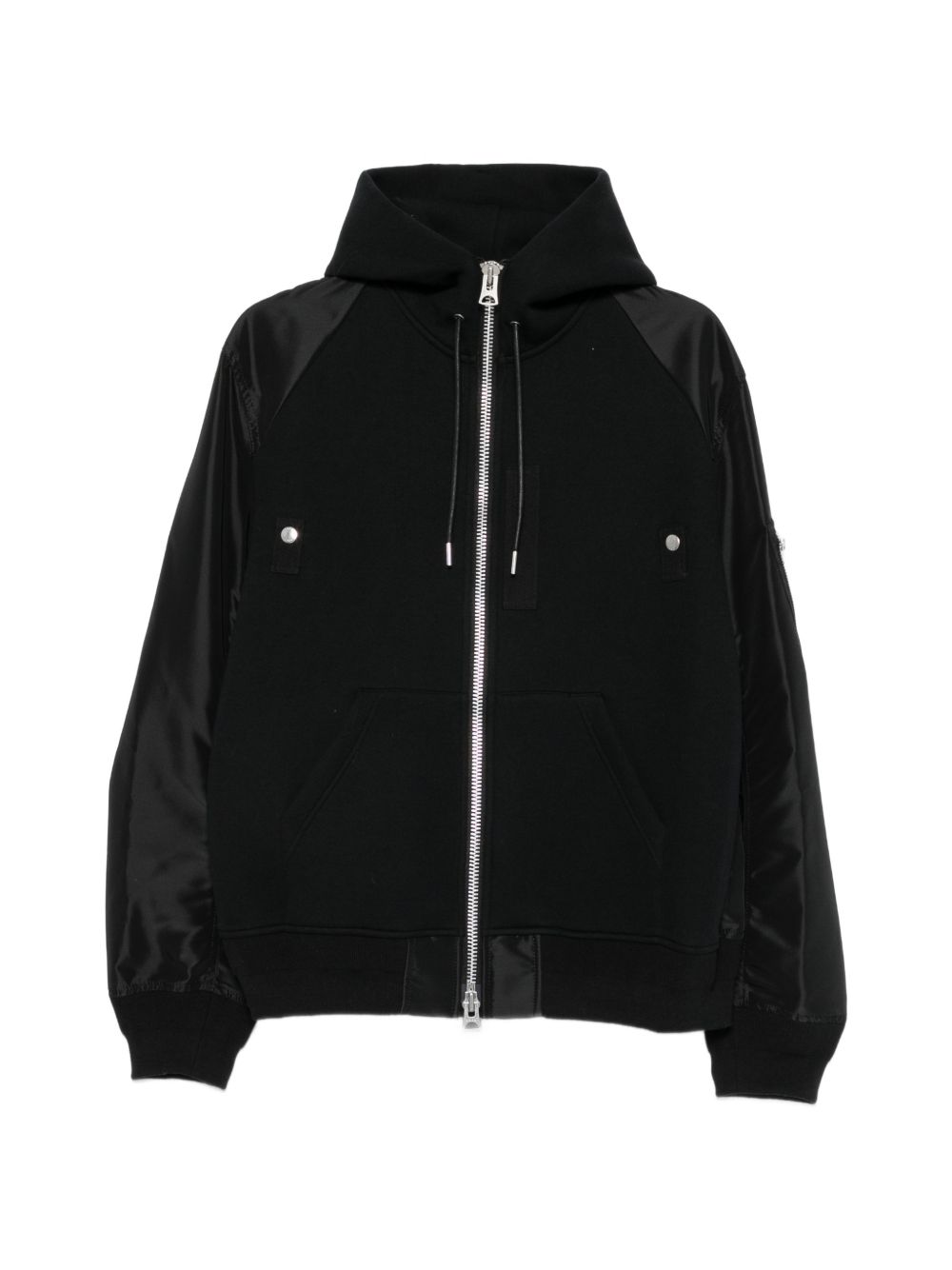 Sacai 26-04136M Felpa Nera Uomo