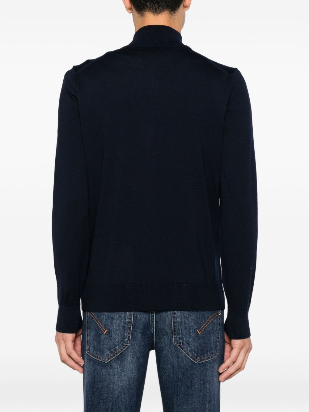 Boss 50566344 felpa blu scuro uomo