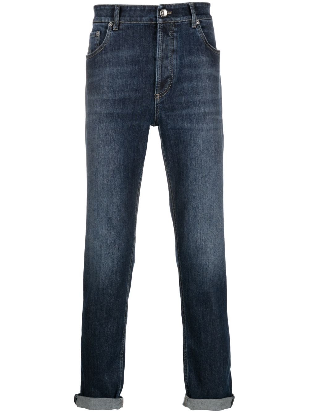 Brunello Cucinelli M283PD3210 jeans denim scuro uomo