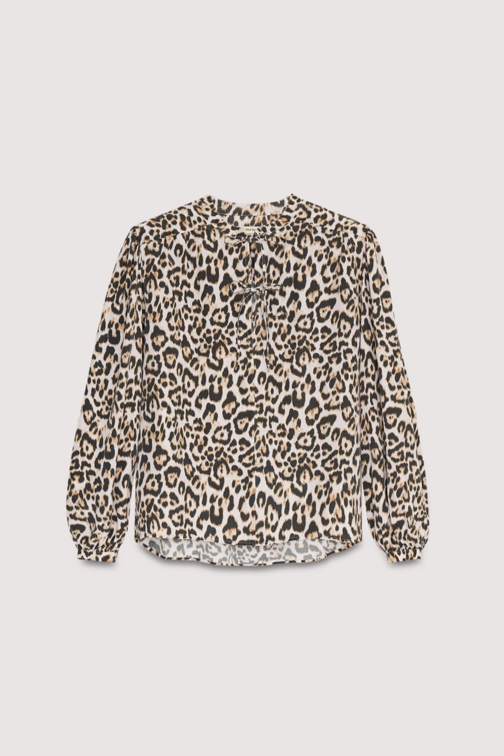 The New Society Nelia Woman blusa leopardata lyocell