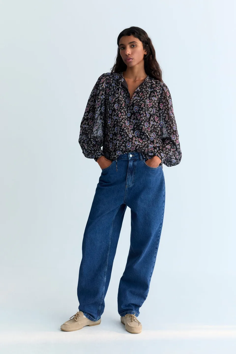 The New Society Francisca camicia donna viscosa lurex