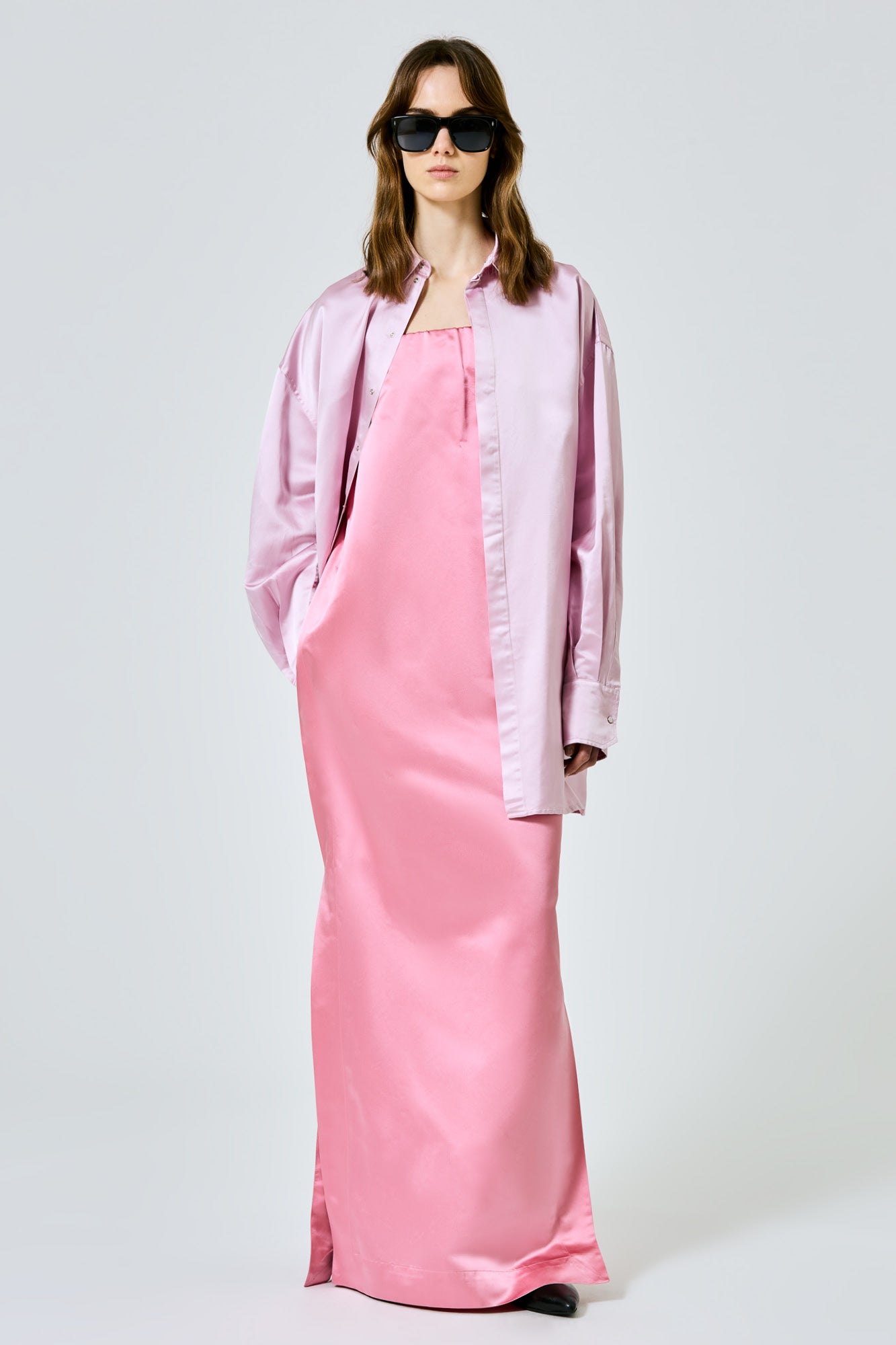 Sa Su Phi Valentina camicia giacca in seta rosa