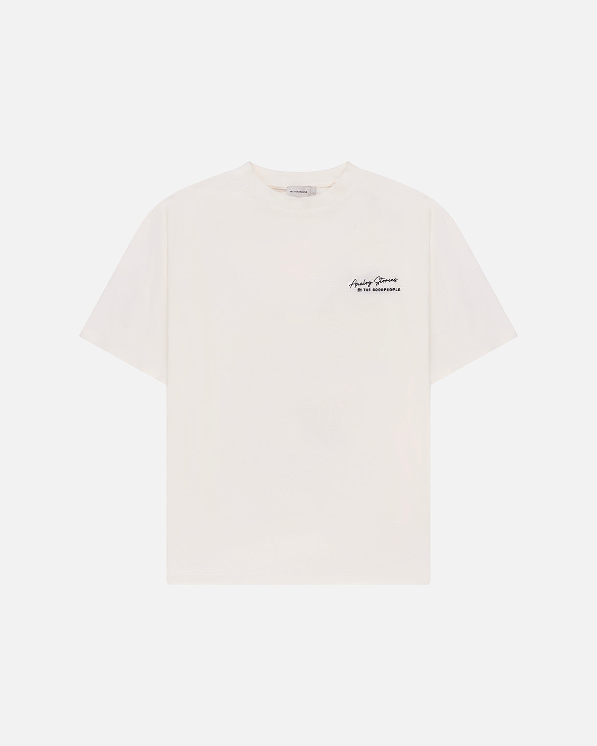 Goodpeople Tcult Embroidery Artwork maglietta off white bio