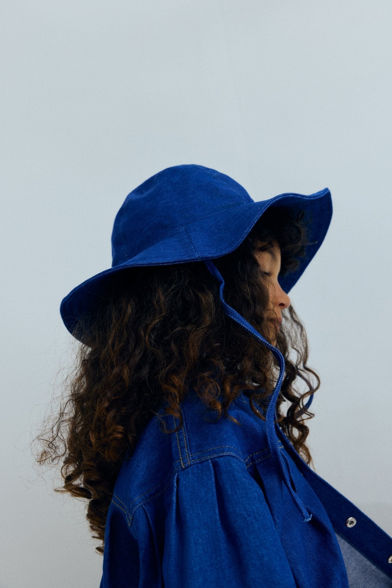 The New Society Tulip giacca denim Blue Denim cotone
