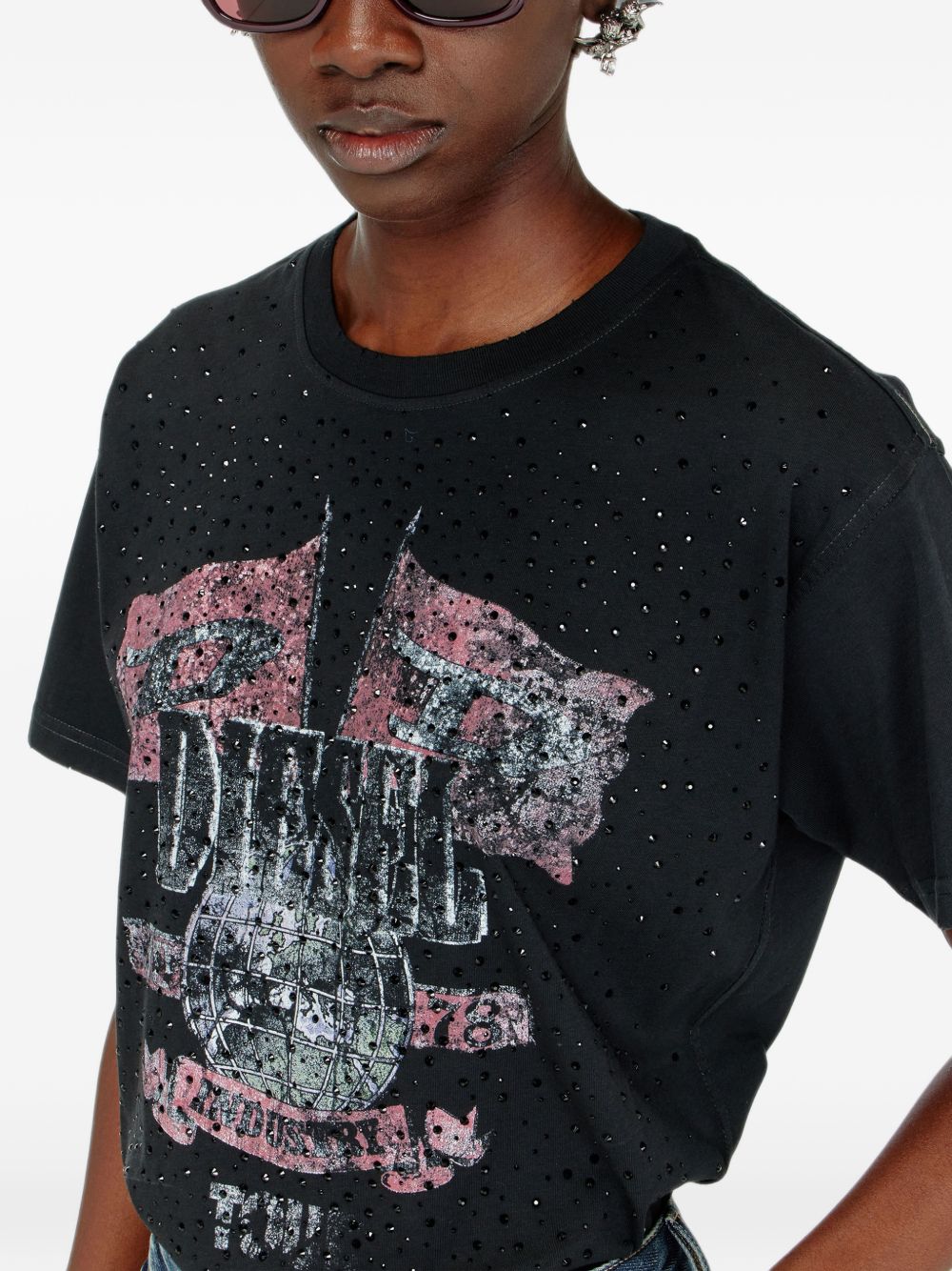 Diesel A25932 t-shirt donna invernale