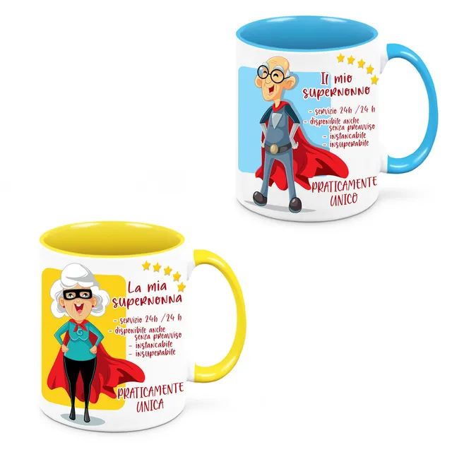 Mr. Gadgets Super Nonni tazza ceramica microonde