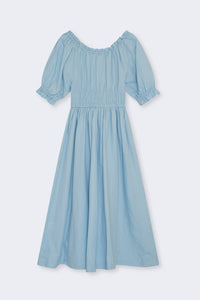 The New Society Amaryllis Abito Donna Azzurro Lino