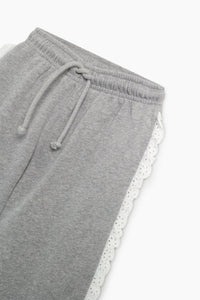 The New Society Ash pantaloni tuta bambino cotone pizzo