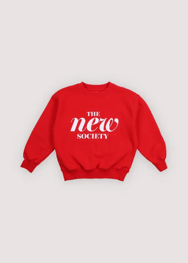 The New Society Maca Felpa Tulip Red cotone