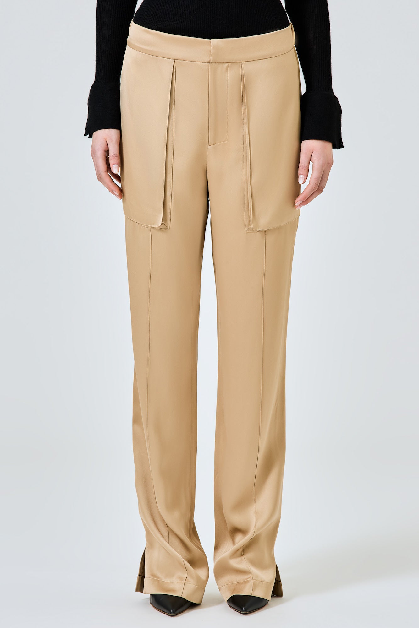 Sa Su Phi Adriana jogger doppio satin gold