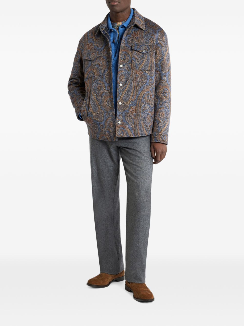 Etro MRKF0028 polo avio medio uomo