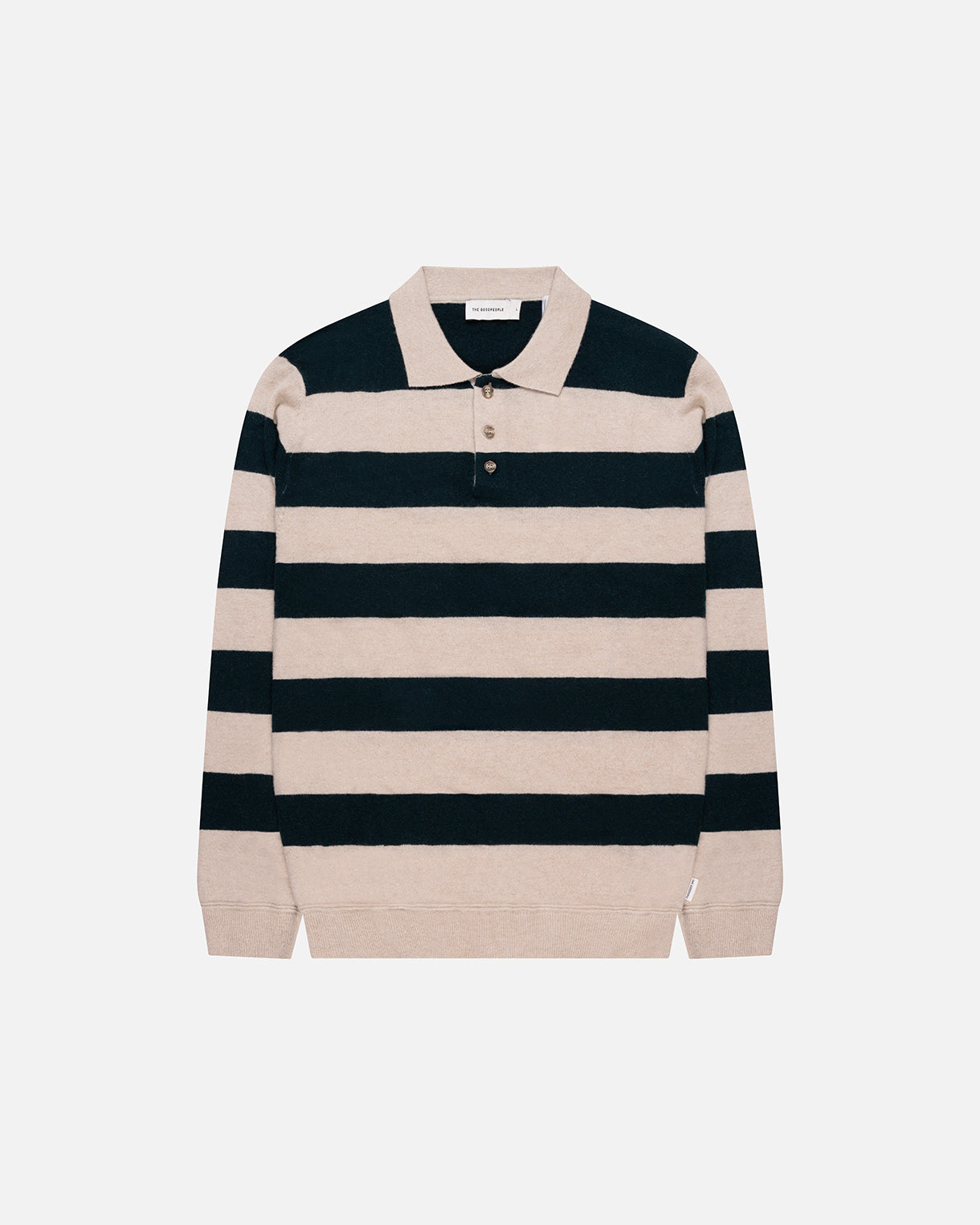 GOODPEOPLE Ken polo maglia lana verde