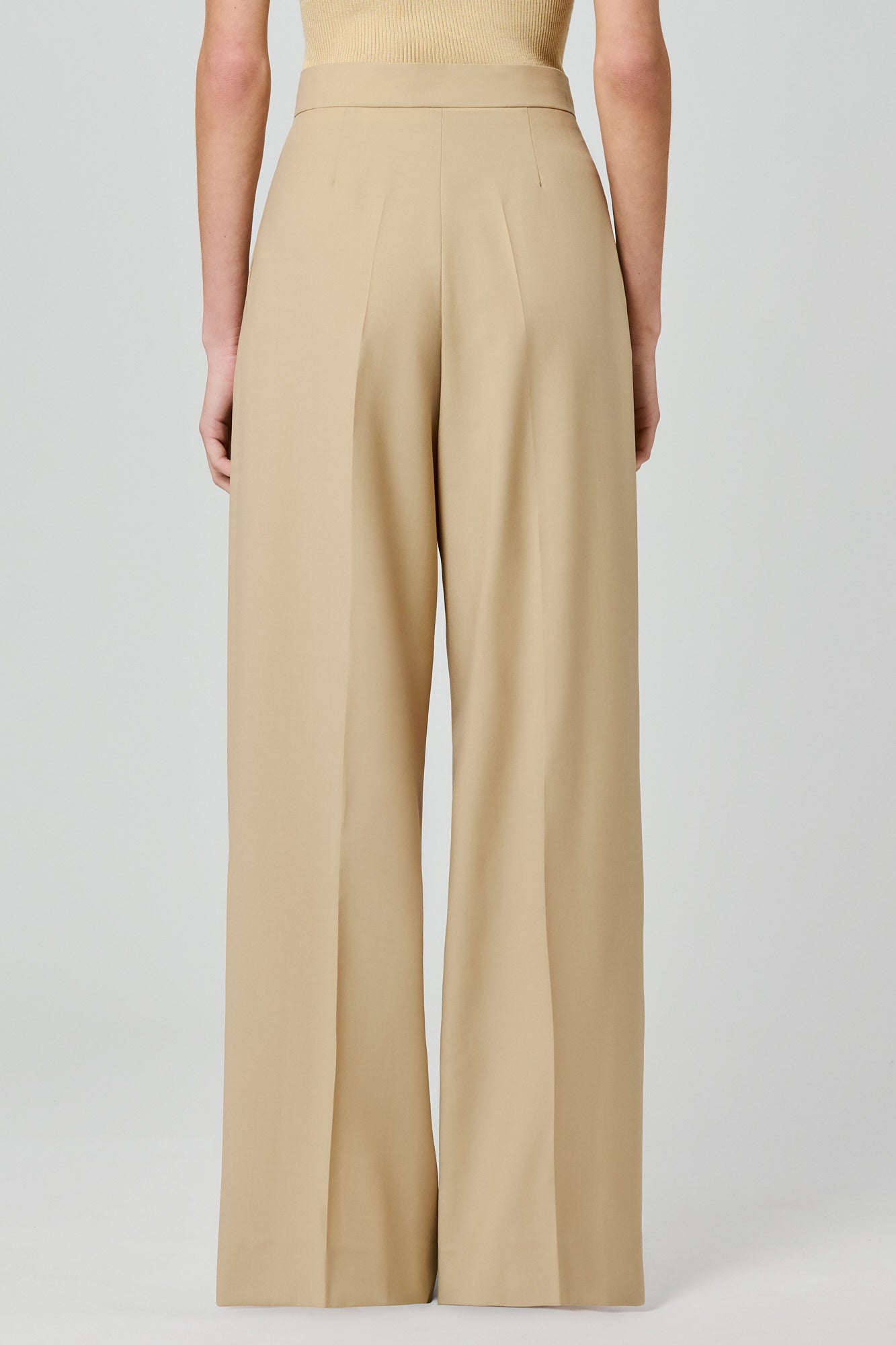 Sa Su Phi Lauren pantaloni cammello 38 in lana