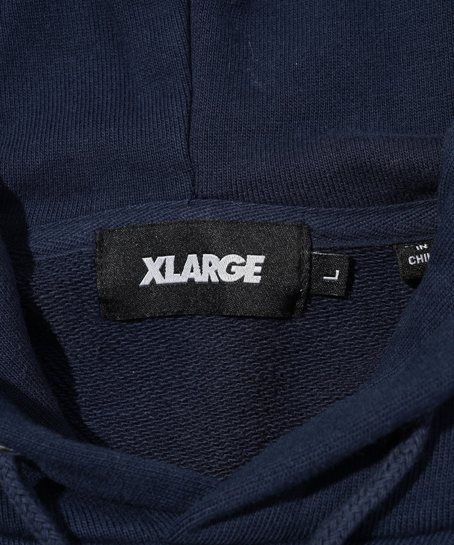 X-Large Chenille Standard Logo felpa con cappuccio nero