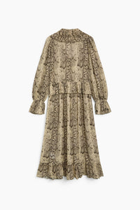 The New Society Isley vestito donna pitonato viscosa