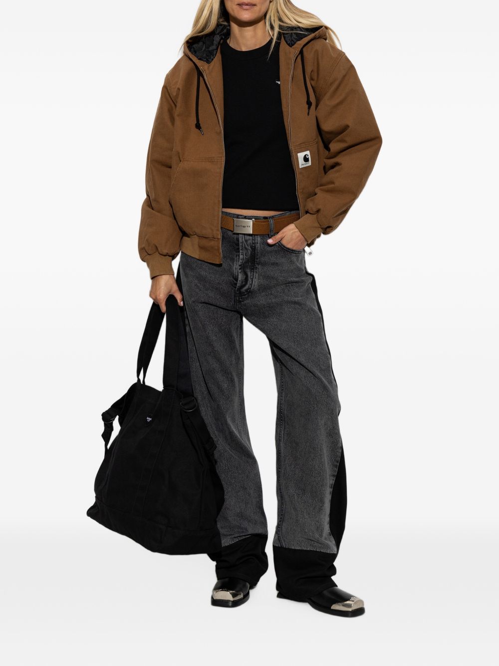 Carhartt I032238 felpa donna marrone