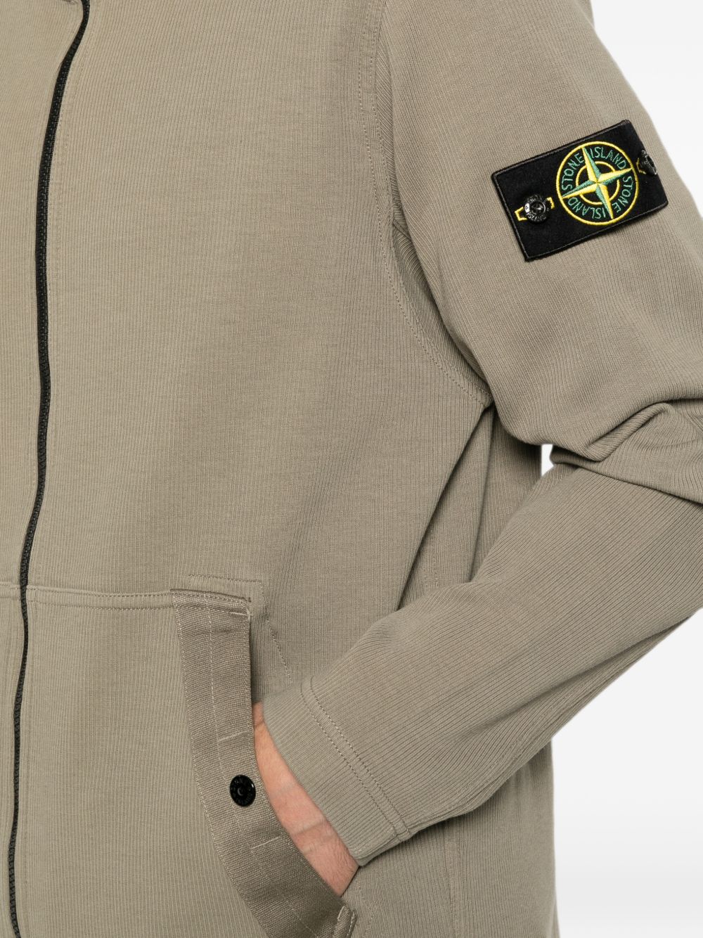 Stone Island L2S156100020 Felpa Verde Militare Uomo