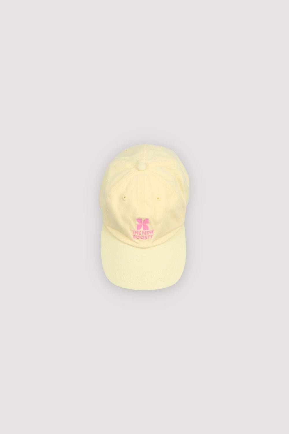 The New Society TNS Logo Cap Soft Lemon cappellino giallo