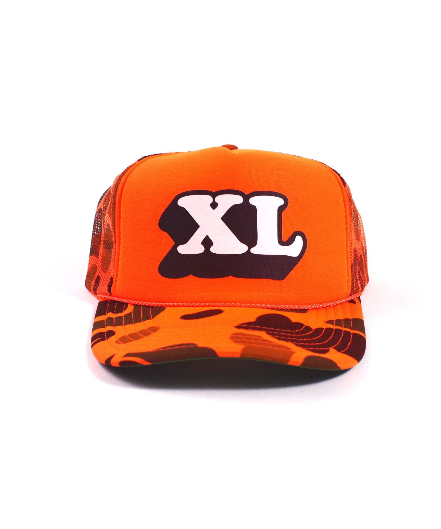 X-Large Bubble Logo cappello trucker nero