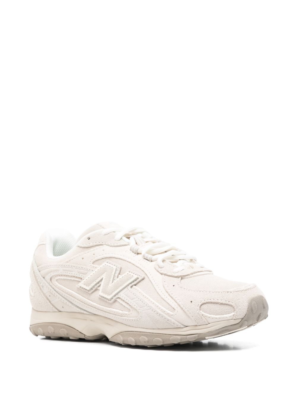 New Balance U204LMMC sneakers bianche pelle scamosciata