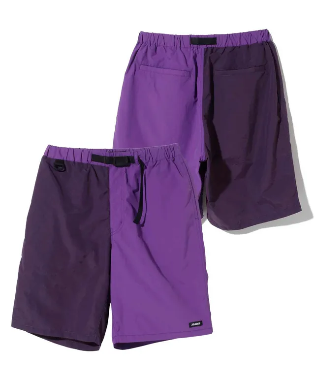 X-Large Panel pantaloncini neri poliestere