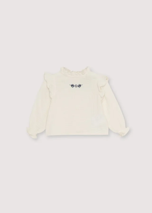The New Society Maitea camicetta neonata bianca 6 mesi