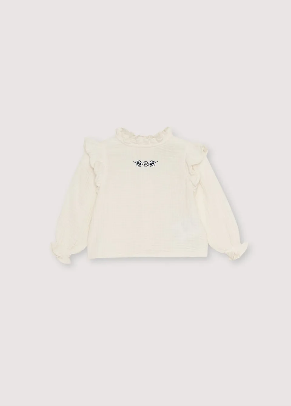 The New Society Maitea camicetta neonata bianca 6 mesi