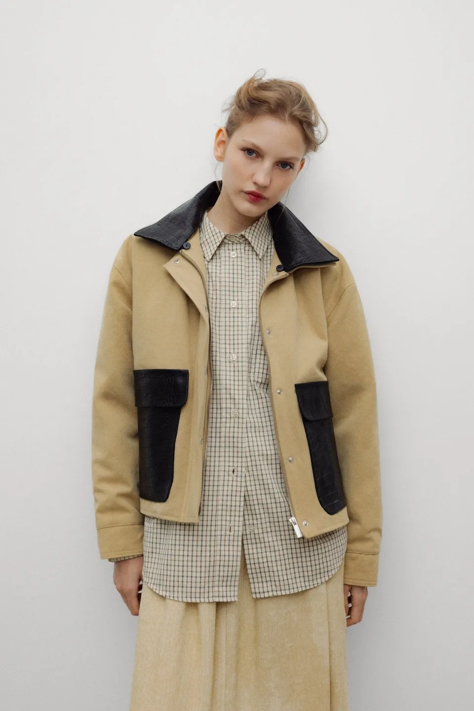 The New Society Flint giacca donna cotone utility