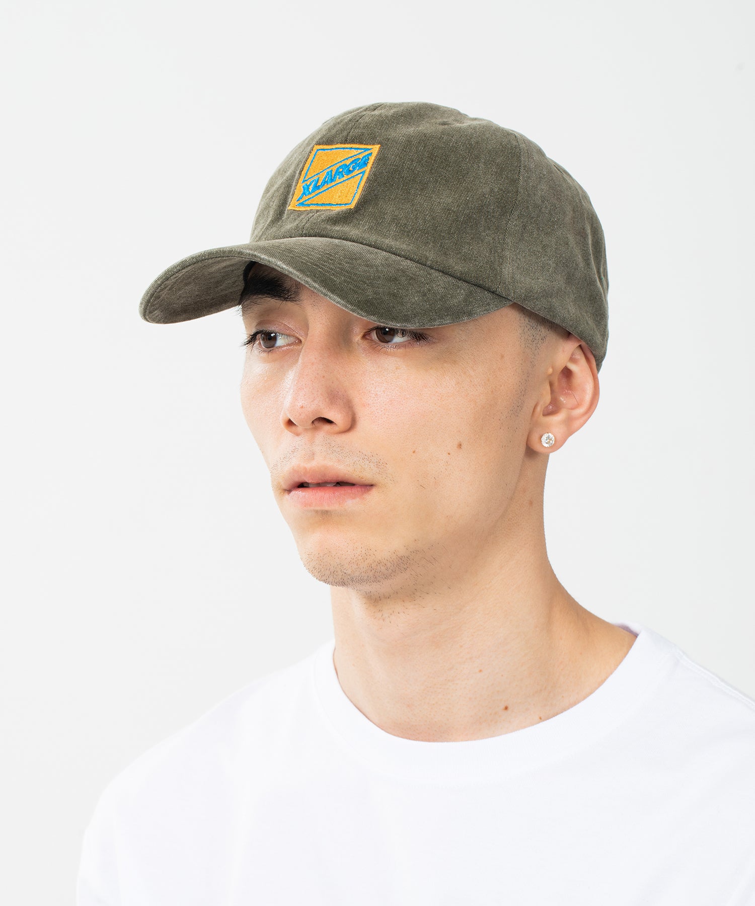 X-Large Pigment cappello grigio cotone