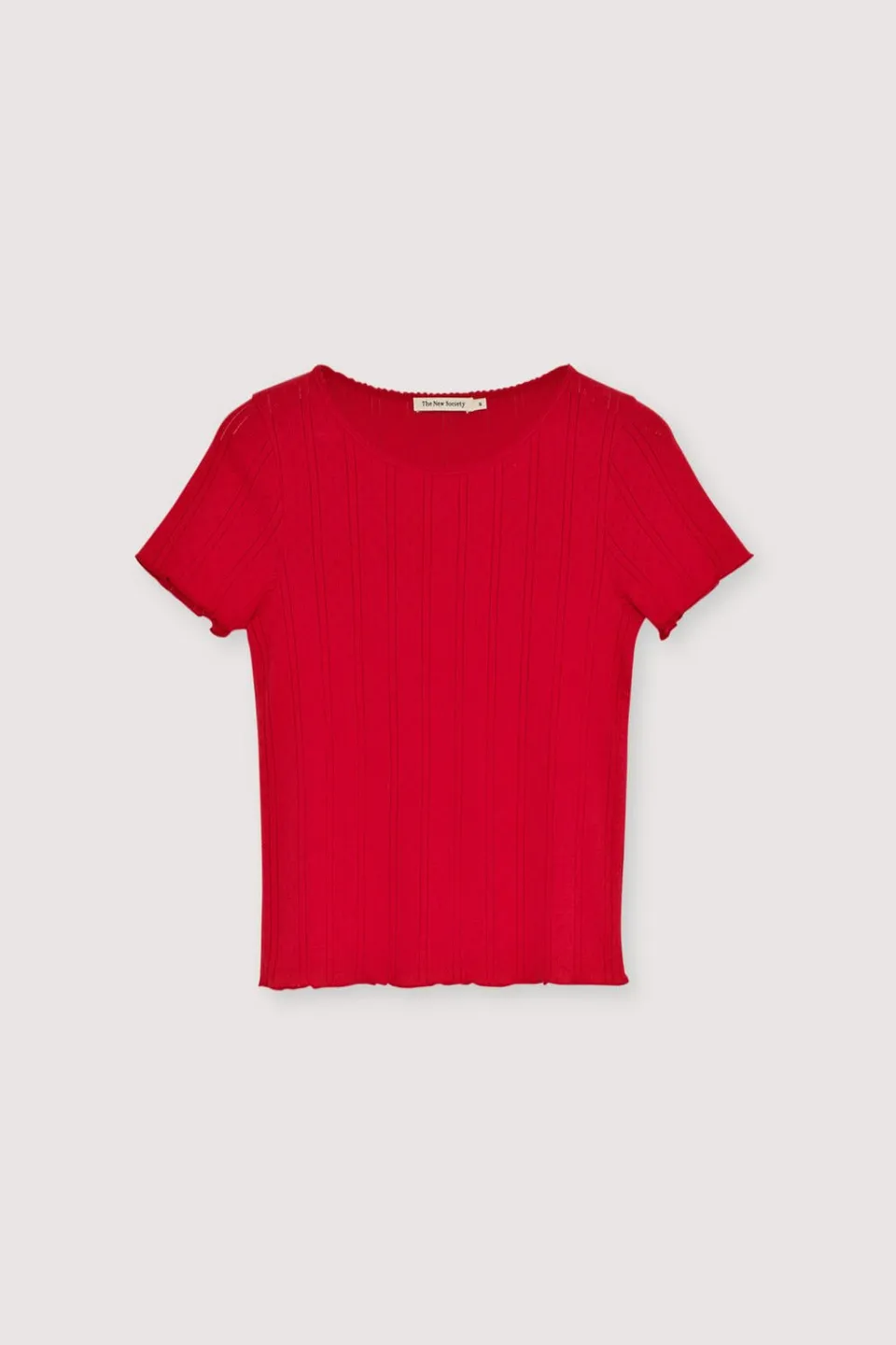 The New Society Romero Tulip maglietta rossa 6 anni traforata