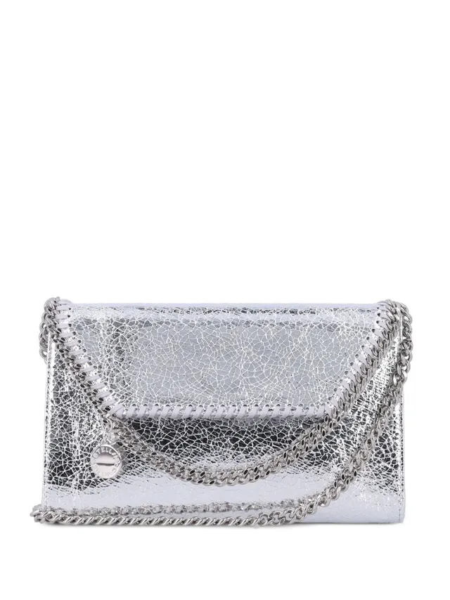 Stella McCartney 581238WP05878101 borsa silver metallizzata