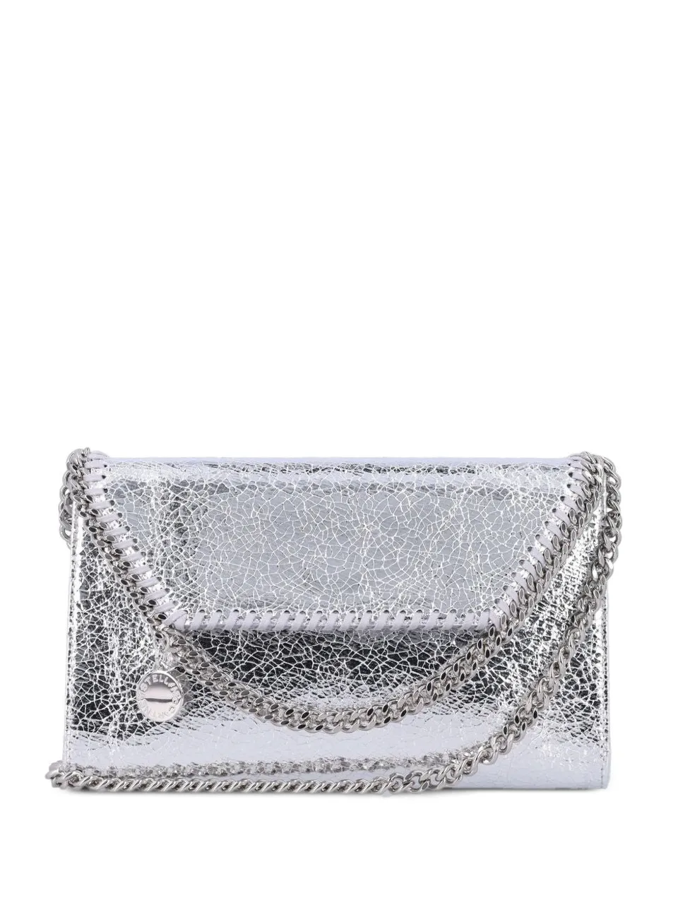 Stella McCartney 581238WP05878101 borsa silver metallizzata