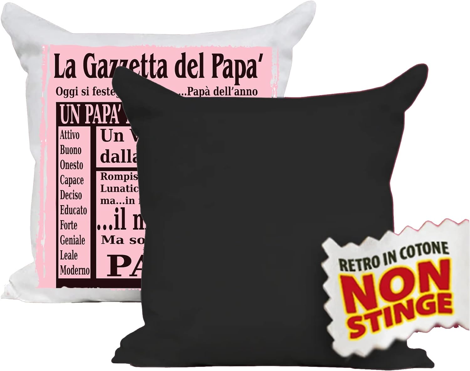 Mr. Gadgets Gazzetta del Papà cuscino 40x40 sfoderabile