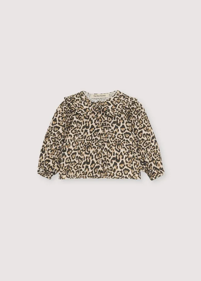 The New Society Nelia camicetta 6 mesi leopardo