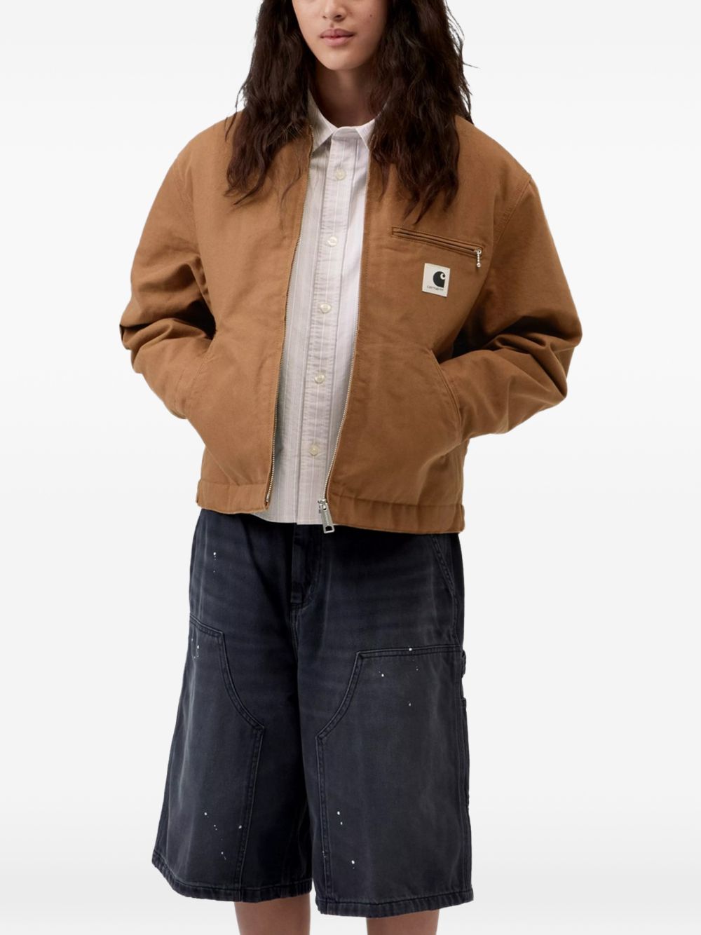 Carhartt I032236 giacca marrone tobacco uomo