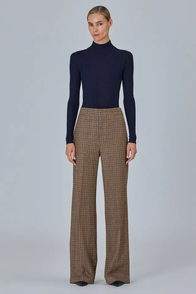 Sa Su Phi Tuxedo pantaloni donna flanella lana