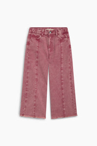 The New Society TNS Denim Wide Leg jeans donna blu denim