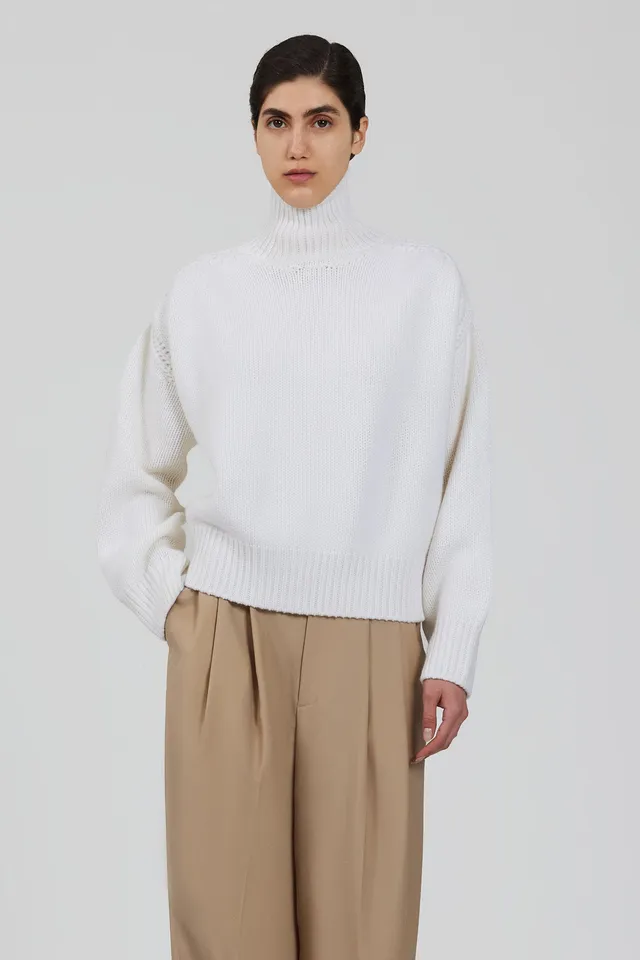 Sa Su Phi Gaia maglione donna 38 puro cashmere bordeaux
